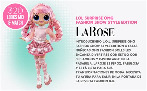 Lol Surprise Omg Fashion Show Style Edition Larose Muñeca De 25 Cm