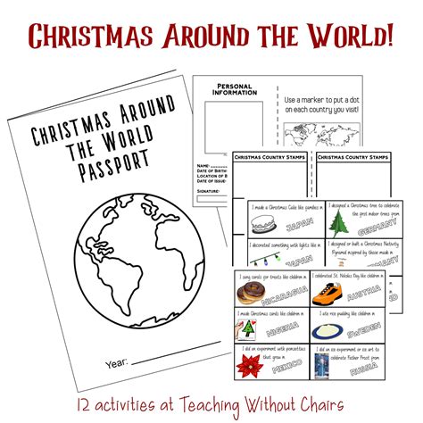 Celebrate Christmas Around The World Printable Activities And Resources