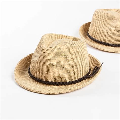 Shinehats Oem Luxury Spring Sun Beach Summer Fine Raffia Panama