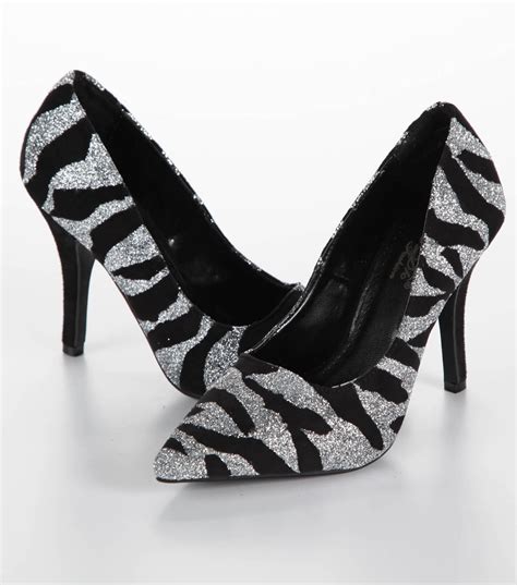 Party Animal Zebra Print Heels Joann