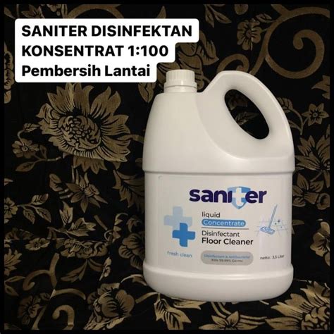 Jual Saniter Cairan Pembersih Lantai Disinfektan Floor Cleaner 3 5