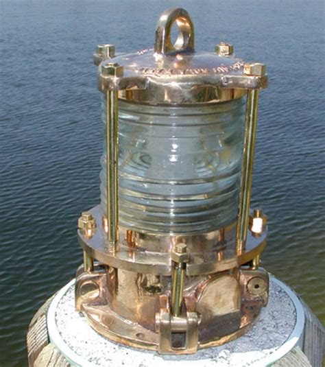 European Nautical Bronze Piling Dock Light Nautical Lights