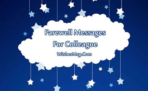 70+ Farewell Messages for Colleague and Coworker | WishesMsg