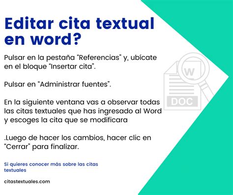 Citas Textuales En Word C Mo Hacerla Tutorial Muy F Cil