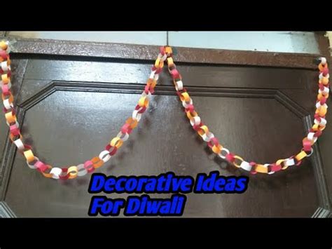 Best Decorative Ideas For Diwali How To Make Paper Ladi Diy Youtube