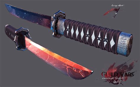 Seiun Legendary Dagger Concept Fanart Guildwars2