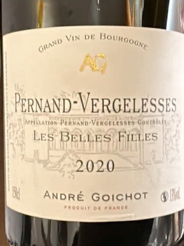 Andr Goichot Les Belles Filles Pernand Vergelesses Vivino Us