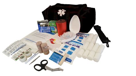 LINE2design Emergency Fire First Responder Kit Fully Stocked EMS