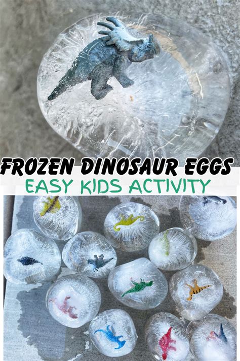 Frozen Dinosaur Eggs - Awesome Imaginative Sensory Play