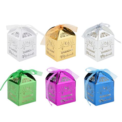 Buy 24 Pieces Ramadan Gift Box For Presents Eid Mubarak Treat Boxes