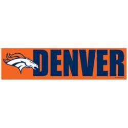 Denver Broncos Stickers, Decals & Bumper Stickers