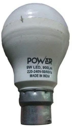 Ceramic Round W Power Led Bulb For Indoor Base Type B At Rs