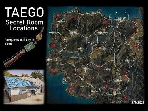 pubg全地图密室位置 哔哩哔哩