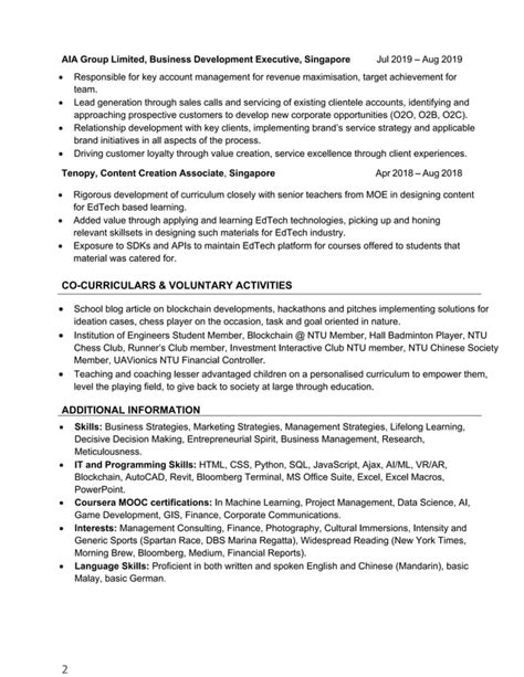 Jameson Aw S Resume Pdf