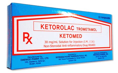 Ketomed Ketorolac Tromethamine The House Of Goodies