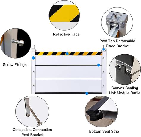 Customize Aluminum Stop Log Flood Gate Door Flood Barrier Online