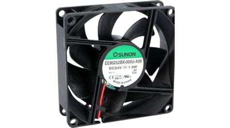 EF80251S1 1000U A99 Sunon Axial Fan DC 80x80x25mm 12V 70m³ h