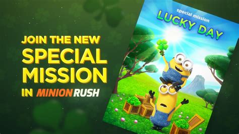 Minion Rush Lucky Day Special Mission Trailer Youtube