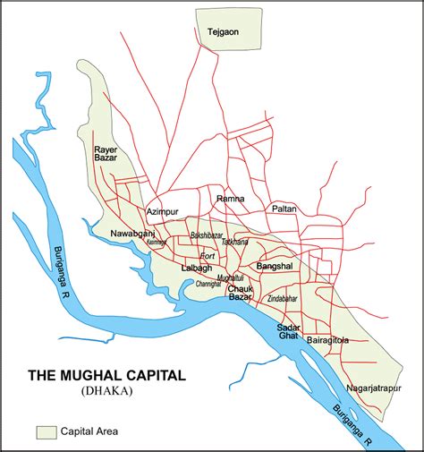 Dhaka city map - South & North City Corporation map ward area | North ...