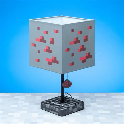 Minecraft Redstone Block Tischlampe Elbenwald