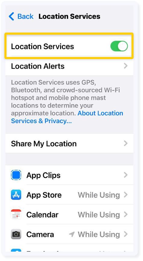 How To Turn On Location Services On Your Ios Device Repsly Knowledge