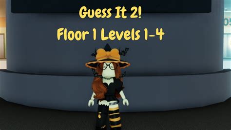 Roblox Guess It 2 Floor 1 Levels 1 4 Part 1 Furniture Faces