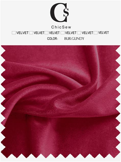 Velvet Fabric Swatch – ChicSew