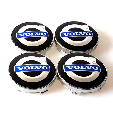 2021 60mm Alloy Volvo Wheel Center Caps Hub Cover Car Emblem Badge Blue