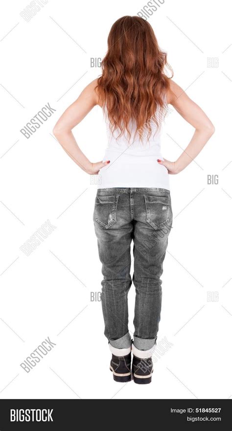 Back View Standing Image Photo Free Trial Bigstock