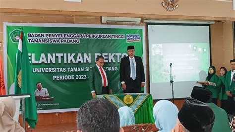 Guru Besar Prodi Agroteknologi Unand Jadi Rektor Universitas Taman