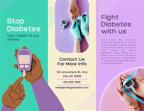 Diabetes Pamphlets Brochures