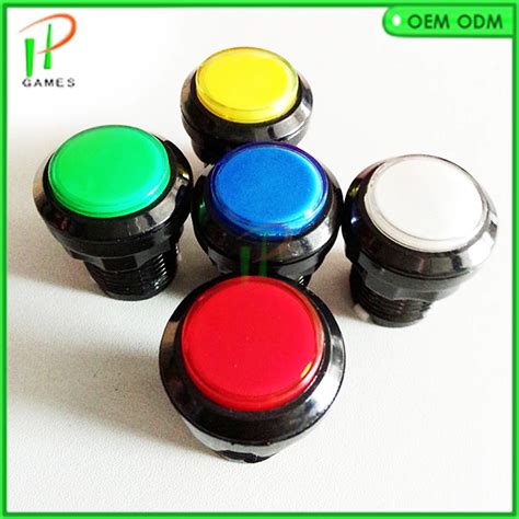 Pcs Lot Mm Arcade Push Buttons V Led Arcade Button Switch With