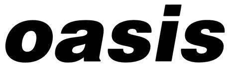 Oasis Band Logo Sticker