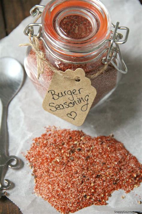 All-Purpose DIY Burger Seasoning - Snappy Gourmet