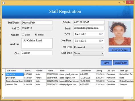 FINGERPRINT BIOMETRIC CLOCKING SYSTEM MODULE - C#.NET SOFTWARE SOURCE ...