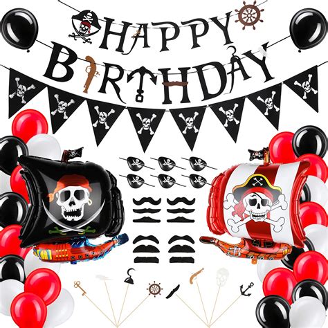 Buy Pirate Birthday Decorations Supplies Pirate Theme Party Favors