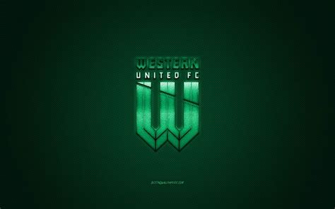 Download wallpapers Western United FC, Australian football club, A-League, green logo, green ...