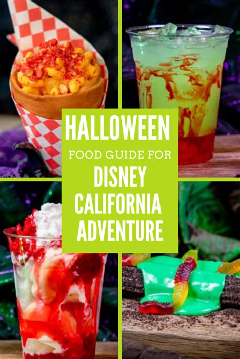 Halloween Food Guide For Disney California Adventure Magic