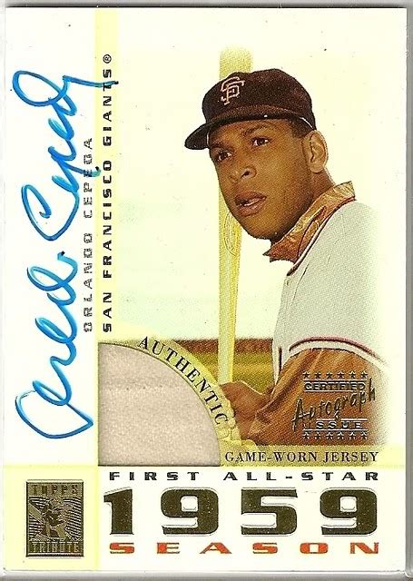 Orlando Cepeda 2003 Topps Tribute Perennial All Star All S Flickr