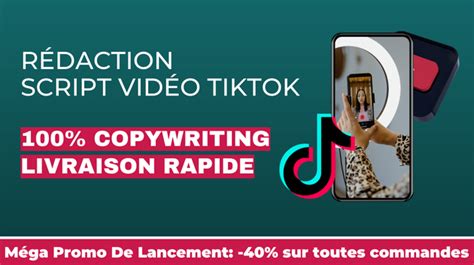 Je Vais R Diger Le Script De Votre Vid O Tiktok Virale Et Captivant Par