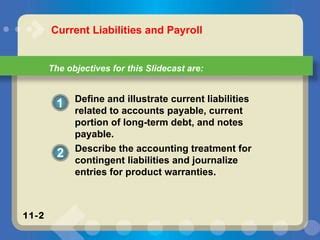 Unit 11 Current Liabilities And Contingent Liabilities PPT