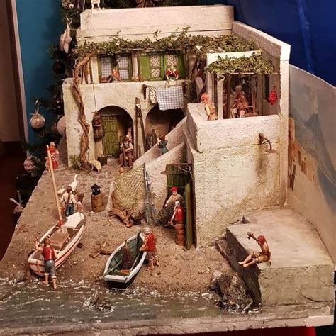 Pin Di Selene Su Casas Belen Idee Diorama Presepe Di Natale Case Di