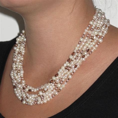 Collier En Perles Transformation Et Or Blanc Bijouxbaume