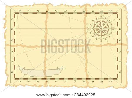 Template Old Sea Map Vector & Photo (Free Trial) | Bigstock