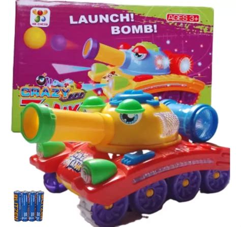 Tanque De Guerra Brinquedo Infantil Atira Bolas C Luz Som Mercadolivre