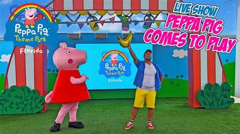 Peppa Comes To Play Live Show At Peppa Pig Theme Park Florida Feb