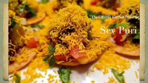 Sev Puri Recipe Mumbai Street Food Chaat How To Make Sev Puri