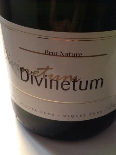 Miquel Pons Divinetum Brut Nature Vivino Us