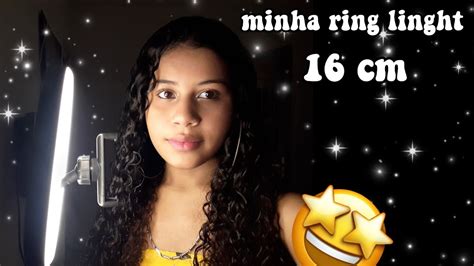 COMPREI UMA RING LIGHT Unboxing YouTube