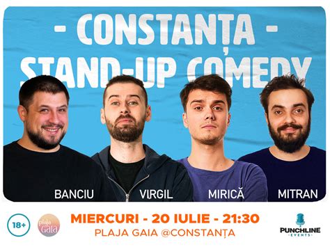 Bilete Constanta Stand Up Comedy cu Banciu Mitran Virgil și Mirică